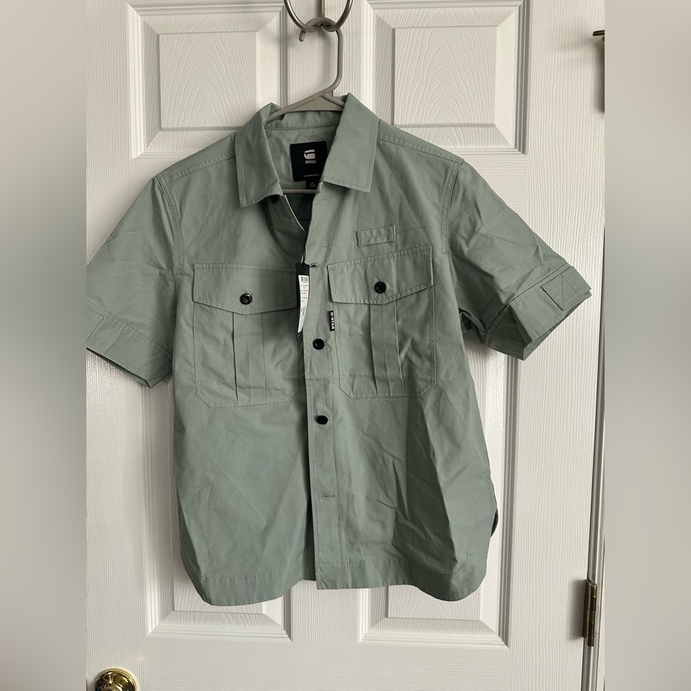 NWT G-Star Officer Bowling Shirt